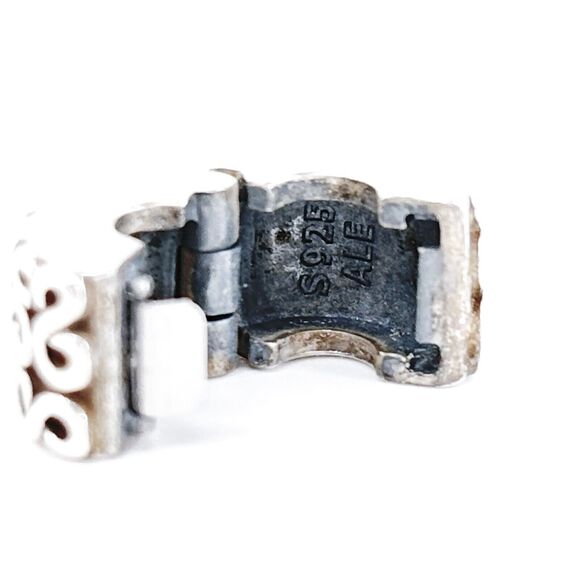 Vintage Pandora ALE Sterling Silver 925 Swirl Clip Charm 925 - Picture 5 of 7